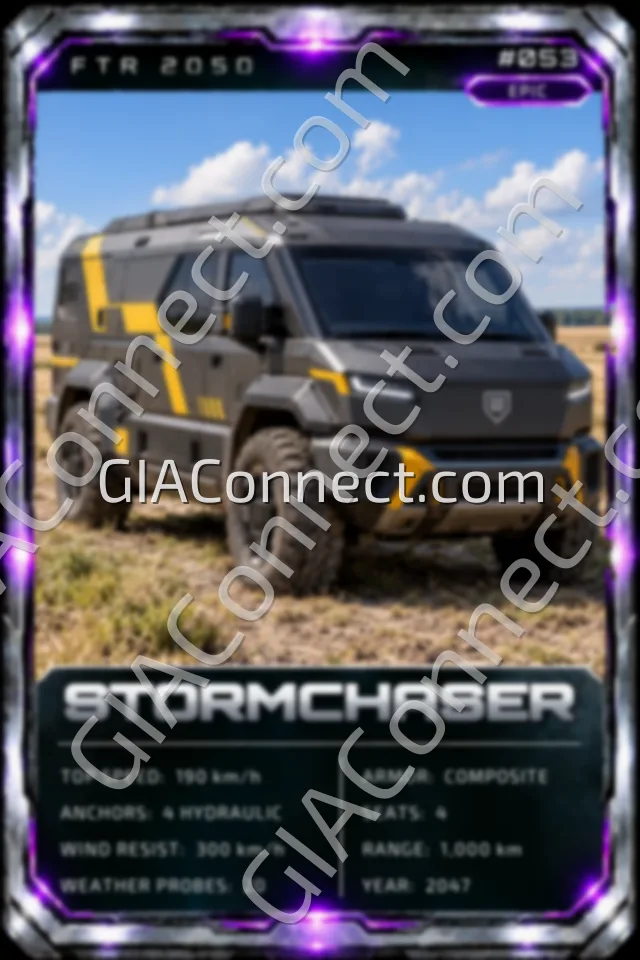 STORMCHASER – vehicul futurist FTR 2050, cartonaș digital de colecție