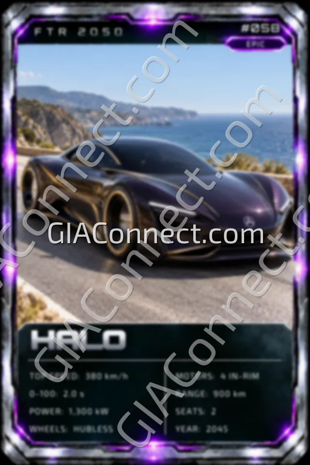 HALO – vehicul futurist FTR 2050, cartonaș digital de colecție
