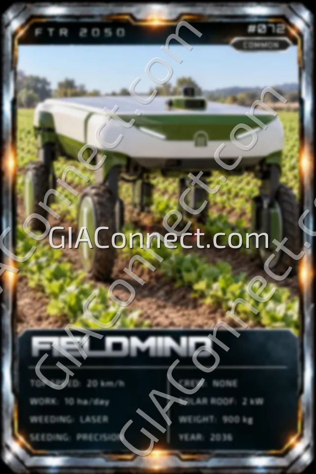 FIELDMIND – vehicul futurist FTR 2050, cartonaș digital de colecție