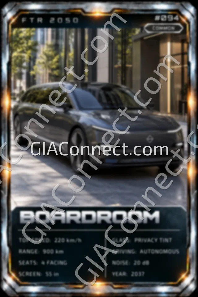 BOARDROOM – vehicul futurist FTR 2050, cartonaș digital de colecție