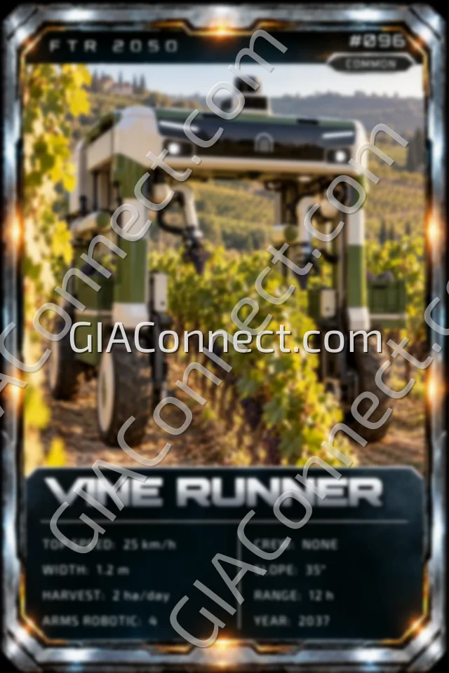 VINE RUNNER – vehicul futurist FTR 2050, cartonaș digital de colecție
