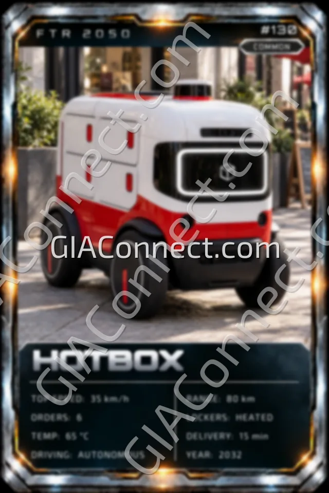 HOTBOX – vehicul futurist FTR 2050, cartonaș digital de colecție