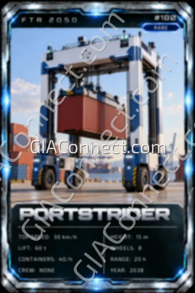 PORTSTRIDER – vehicul futurist FTR 2050, cartonaș digital de colecție