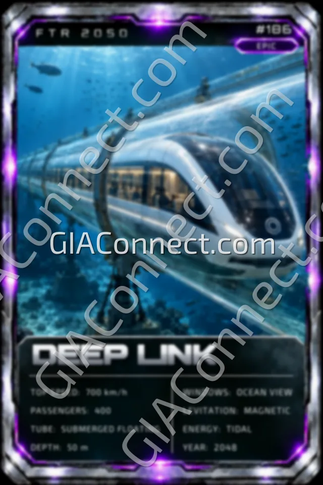 DEEP LINK – vehicul futurist FTR 2050, cartonaș digital de colecție