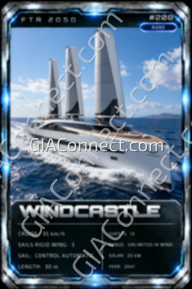 WINDCASTLE – vehicul futurist FTR 2050, cartonaș digital de colecție