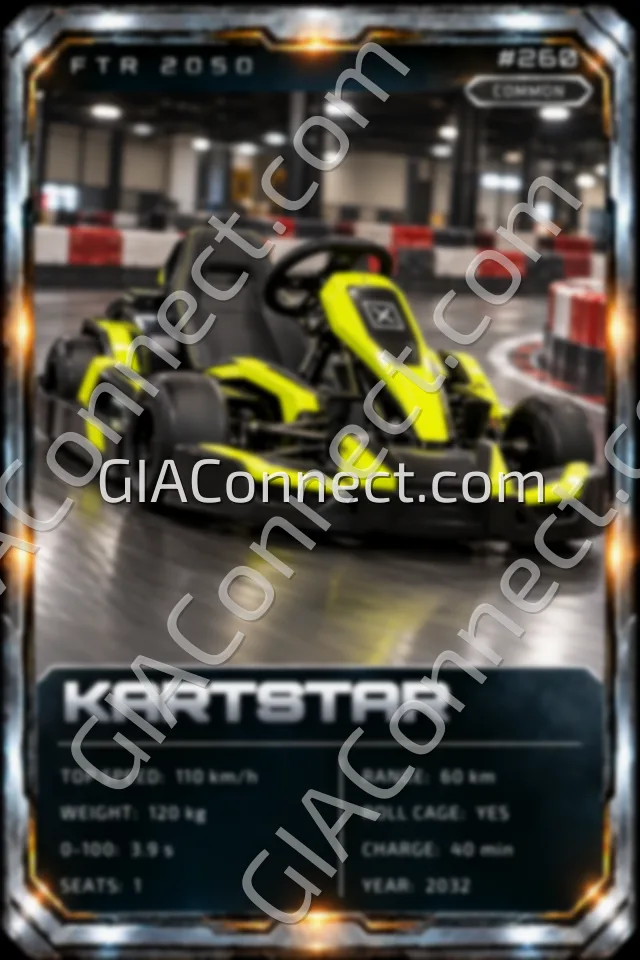 KARTSTAR – vehicul futurist FTR 2050, cartonaș digital de colecție