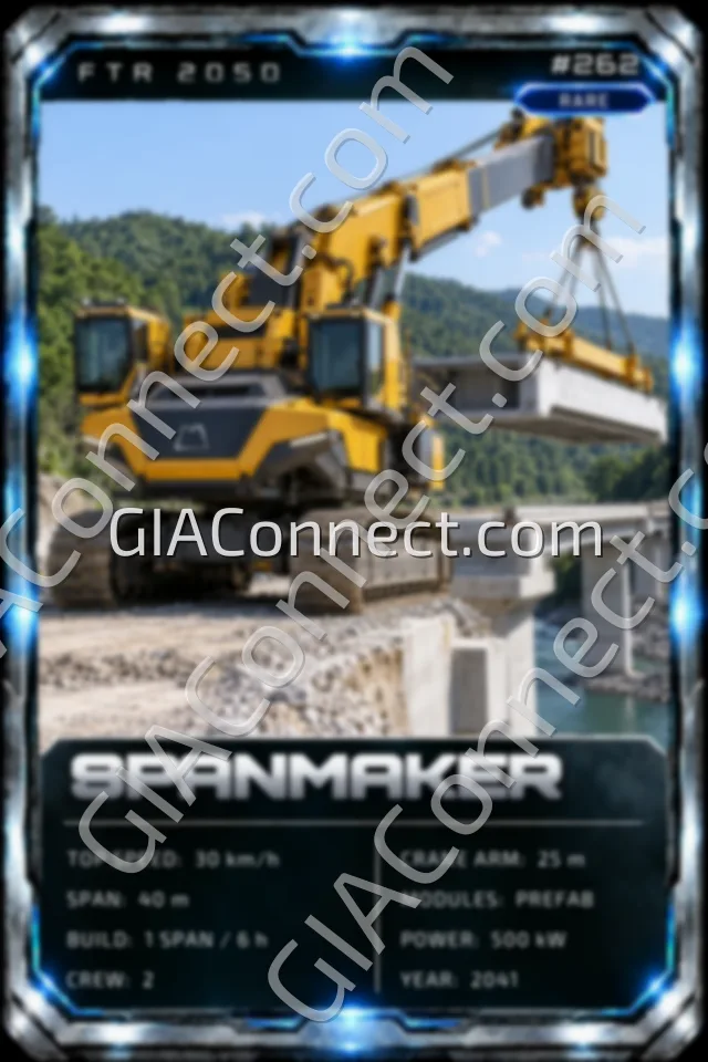 SPANMAKER – vehicul futurist FTR 2050, cartonaș digital de colecție
