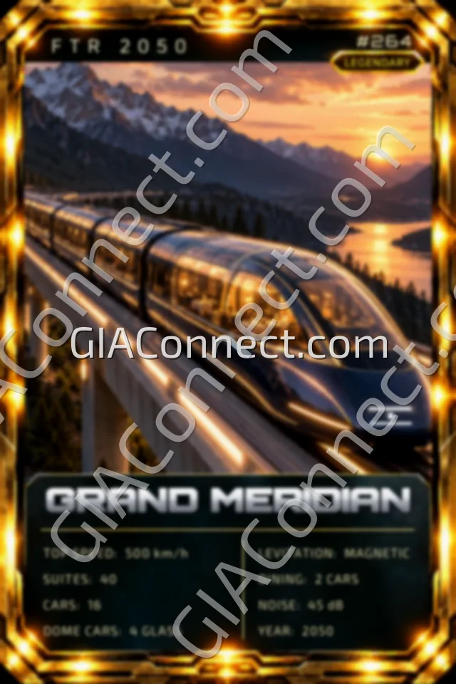 GRAND MERIDIAN – vehicul futurist FTR 2050, cartonaș digital de colecție