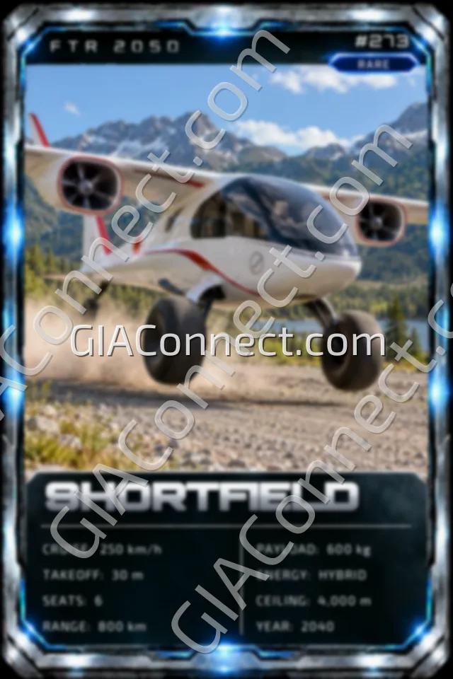 SHORTFIELD – vehicul futurist FTR 2050, cartonaș digital de colecție