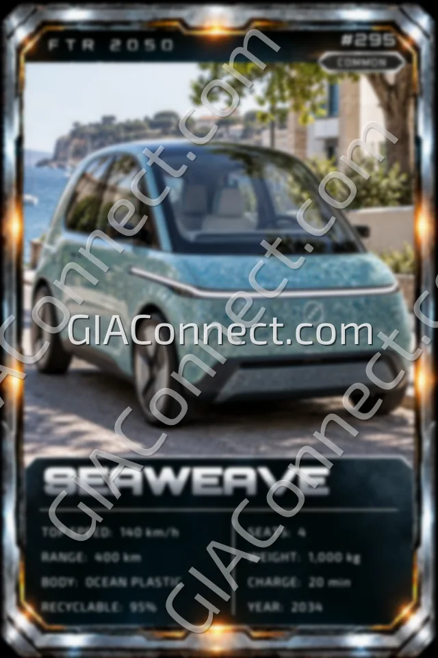 SEAWEAVE – vehicul futurist FTR 2050, cartonaș digital de colecție