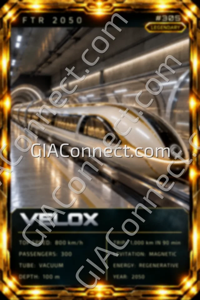 VELOX – vehicul futurist FTR 2050, cartonaș digital de colecție