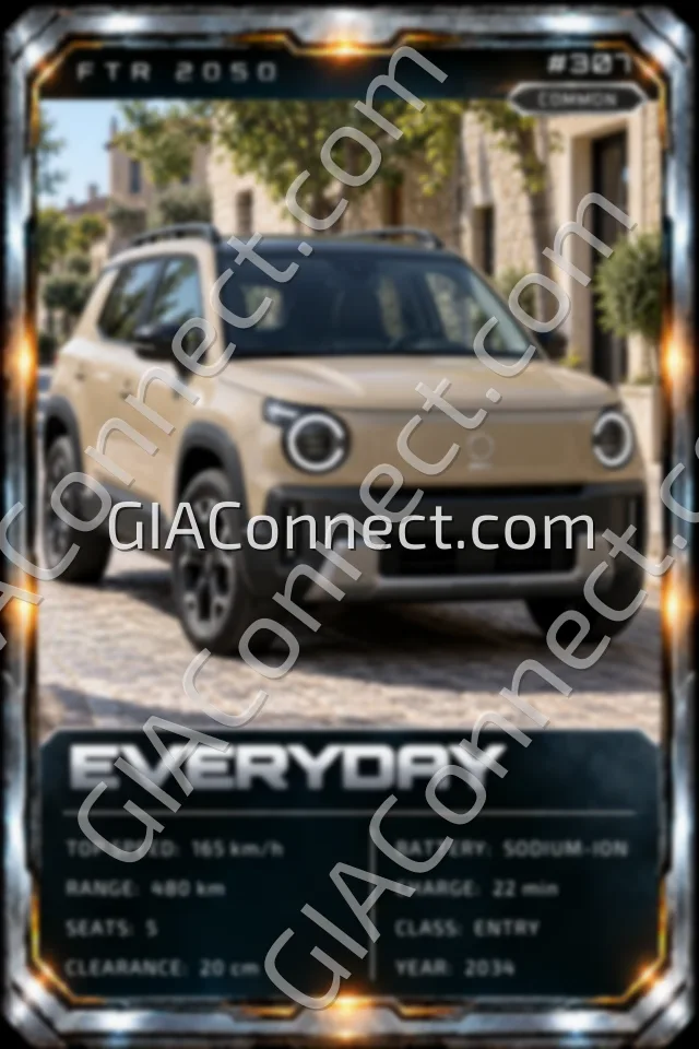 EVERYDAY – vehicul futurist FTR 2050, cartonaș digital de colecție