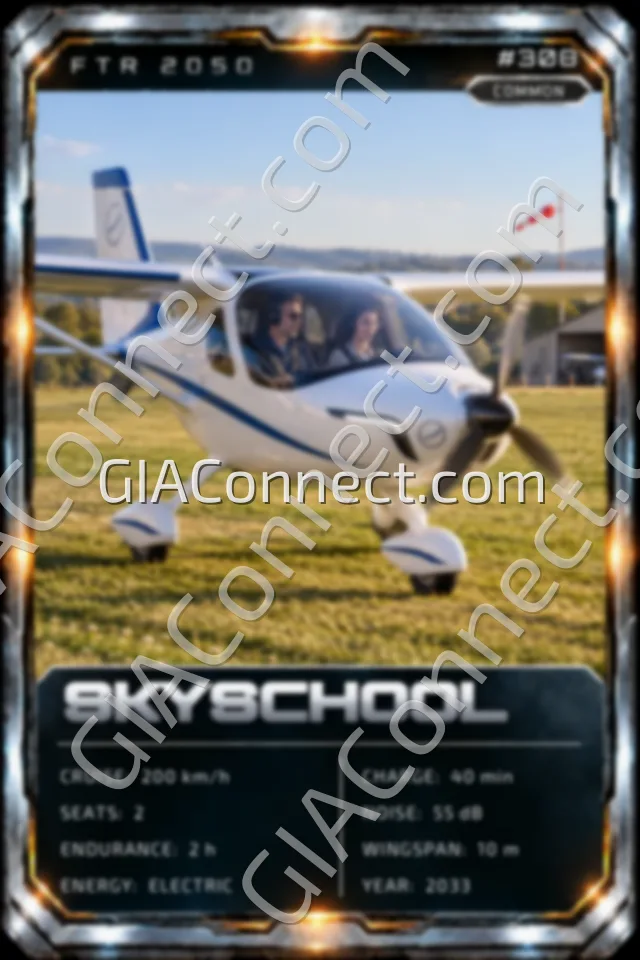 SKYSCHOOL – vehicul futurist FTR 2050, cartonaș digital de colecție