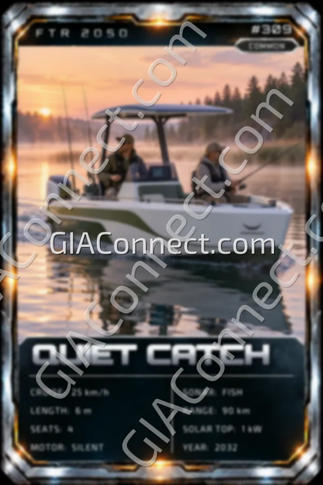 QUIET CATCH – vehicul futurist FTR 2050, cartonaș digital de colecție