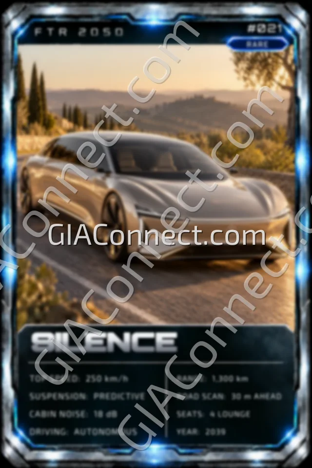 SILENCE – vehicul futurist FTR 2050, cartonaș digital de colecție