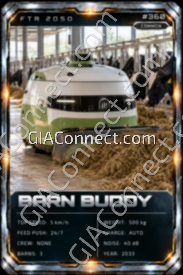 BARN BUDDY – vehicul futurist FTR 2050, cartonaș digital de colecție