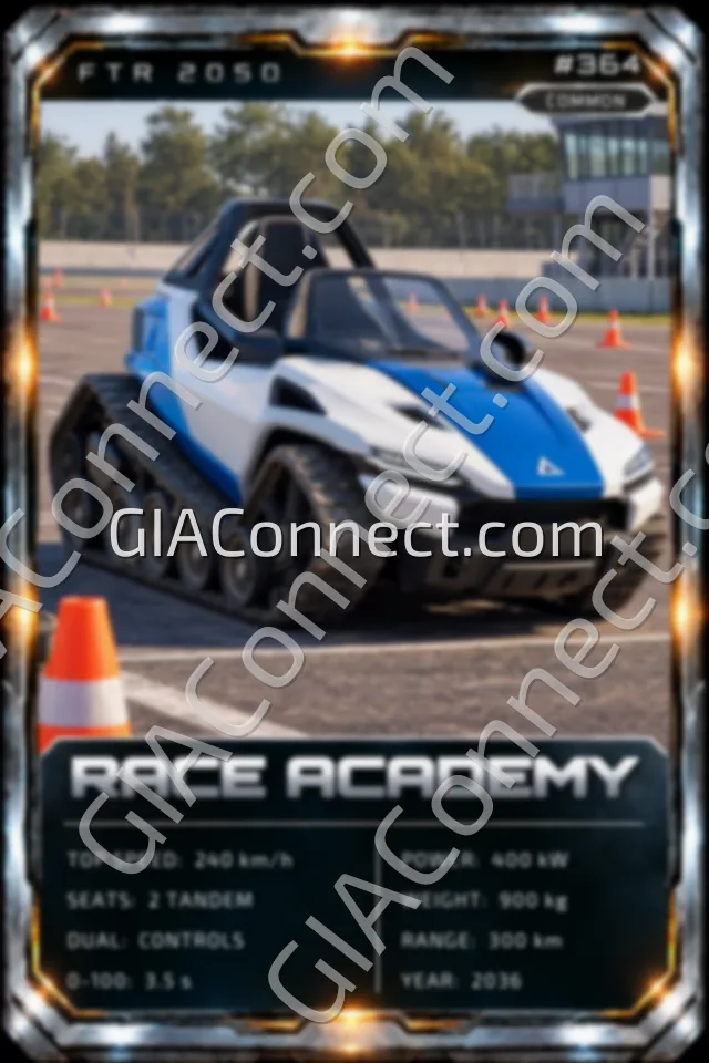 RACE ACADEMY – vehicul futurist FTR 2050, cartonaș digital de colecție