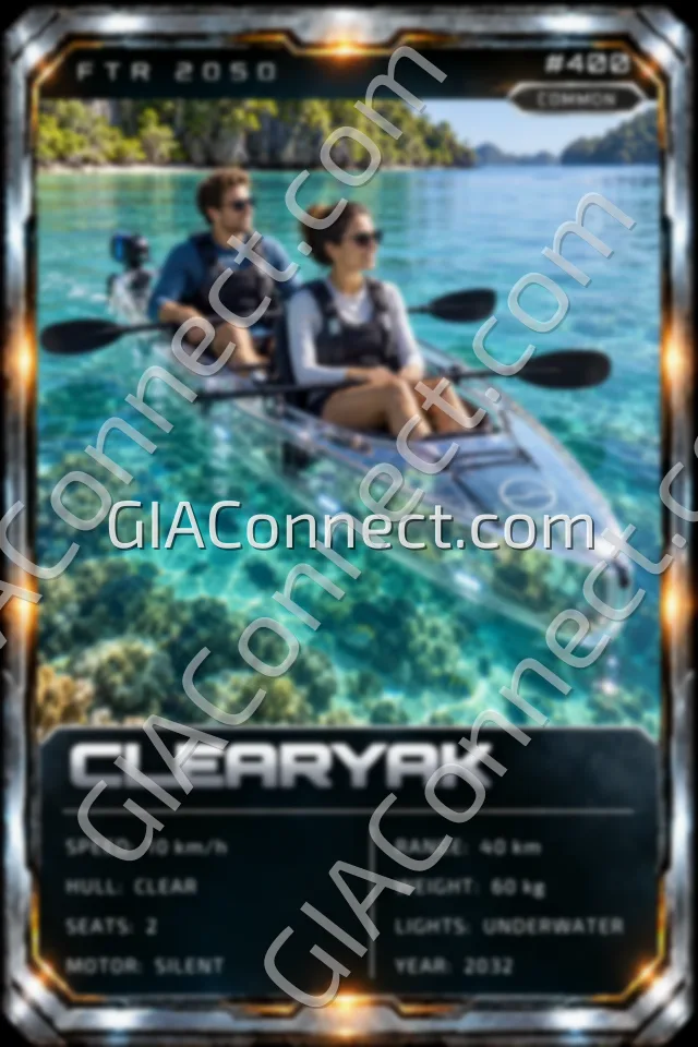 CLEARYAK – vehicul futurist FTR 2050, cartonaș digital de colecție