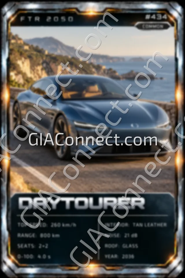 DAYTOURER – vehicul futurist FTR 2050, cartonaș digital de colecție