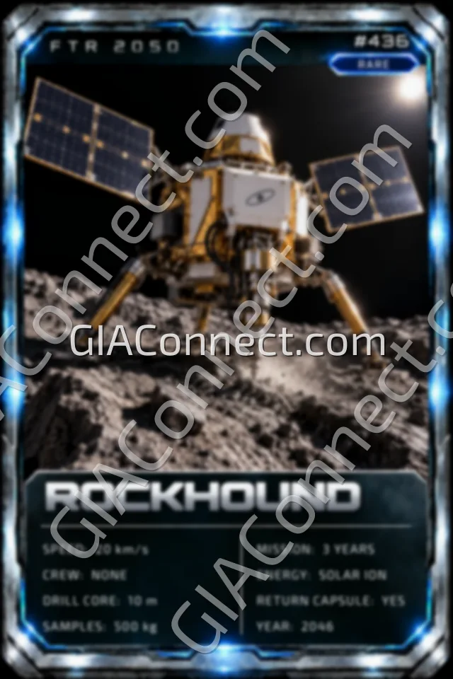 ROCKHOUND – vehicul futurist FTR 2050, cartonaș digital de colecție