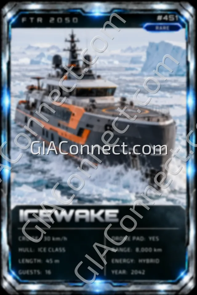 ICEWAKE – vehicul futurist FTR 2050, cartonaș digital de colecție