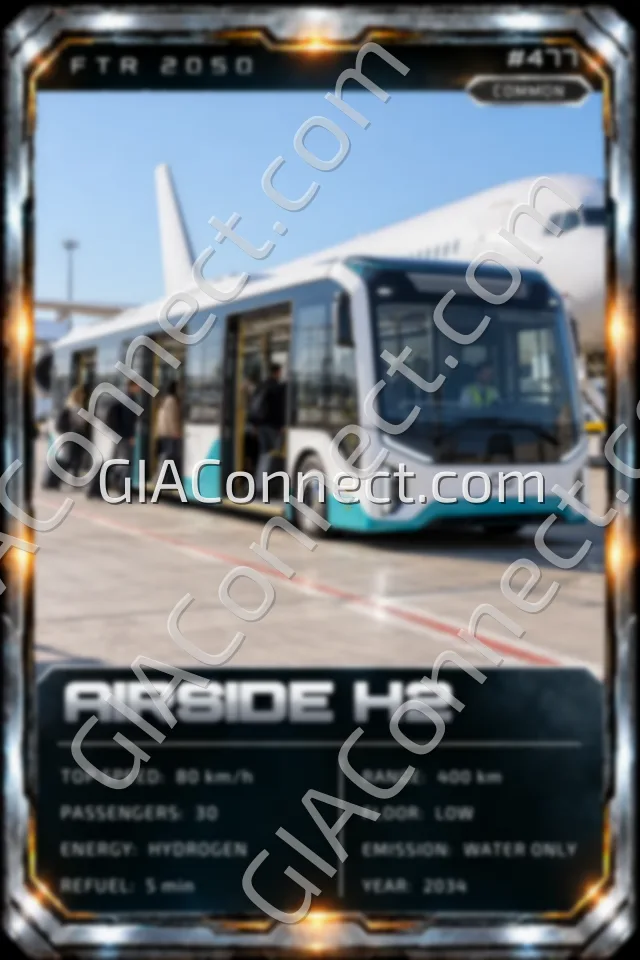 AIRSIDE H2 – vehicul futurist FTR 2050, cartonaș digital de colecție